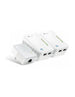 Kit powerline AV600 WiFi 300Mbps 2 Porte LAN (3 Pezzi)
