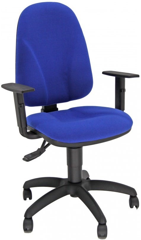 Poltrona operativa ergonomica con schienale alto