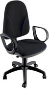 Poltroncina ergonomica certificata con braccioli da ufficio operativo