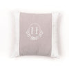 Cuscino - TODAY - CHARME - Slub x Chambray x Ricamo Berenice - 40 x 40 cm