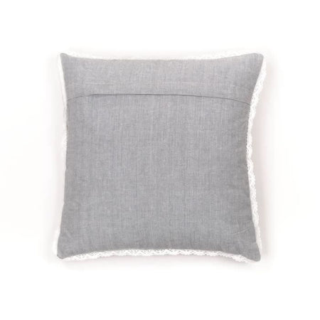 Cuscino - TODAY - CHARME - Chambray x Dentelle Constance - 40 x 40 cm