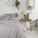 Copripiumino - TODAY - CHARME - Chambray - Grigio chiaro Constance - 260 x 240 cm