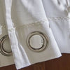 Tenda a velo - TODAY - CHARME - occhielli slub gesso - 140 x 240 cm