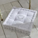 Cuscino da pavimento - TODAY - CHARME - Slub x Chambray x Ricamo Constance - 40 x 40 x 10 cm