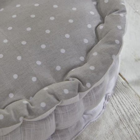 Cuscino da pavimento rotondo - TODAY - CHARME - stampa Constance - 40 x 12 cm