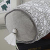 Cuscino Polochon - TODAY - CHARME - Stampa Capucine Grigio Scuro - 45 x 15 cm