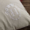 Cuscino - OGGI - CHARME - Chambray x Petite broderie Berenice - 40 x 40 cm