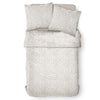 Set biancheria da letto Mawira - 2 persone - 260 x 240 cm - 100% cotone - Fantasia Etnica Beige - OGGI