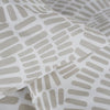 Set biancheria da letto Mawira - 2 persone - 260 x 240 cm - 100% cotone - Fantasia Etnica Beige - OGGI