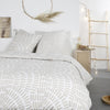 Set biancheria da letto Mawira - 2 persone - 260 x 240 cm - 100% cotone - Fantasia Etnica Beige - OGGI