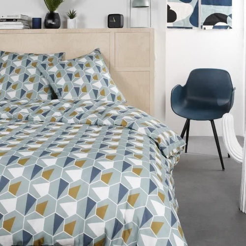TODAY COMPLETO LETTO - COPRIPIUMINO 220X240 + 2 FEDERE 63X63 - 100% COTONE 57 fili - Mawira 2.19