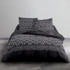 TODAY Completo letto in cotone per 1 persona - 140x200 cm - Stampa Gael Grey