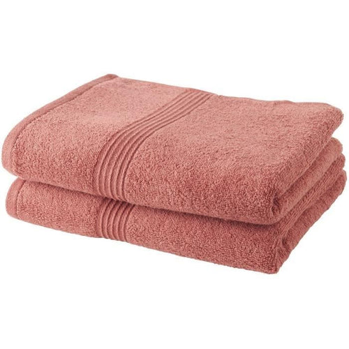 TODAY Set 2 Asciugamani 100% Cotone - 50x100 cm - Terracotta