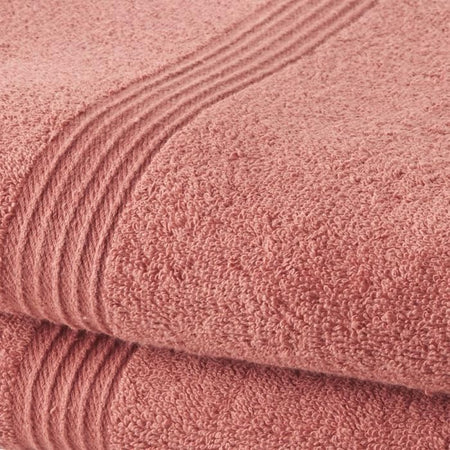 TODAY Set 2 Asciugamani 100% Cotone - 50x100 cm - Terracotta