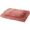 TODAY Set 1 Telo Bagno 100% cotone 70x30 cm + 1 Telo Bagno 50x100 cm - Terracotta