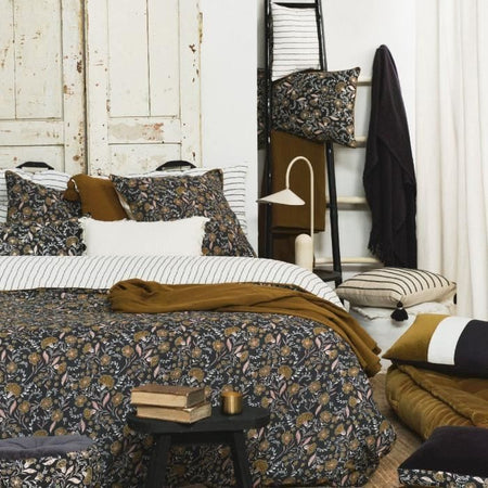 TODAY COMPLETO LETTO - COPRIPIUMINO 220X240 + 2 FEDERE 63X63 - 100% COTONE 57 fili - Marigold Indies