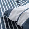 Copripiumino per 2 persone -TODAY - 240x200 cm - 100% Cotone - Blu e Bianco