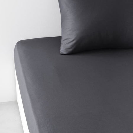 Oggi ESTIQUIAl oggi Charg - 90 x 190 cm - 1 persona - 100% une cotone - carbone