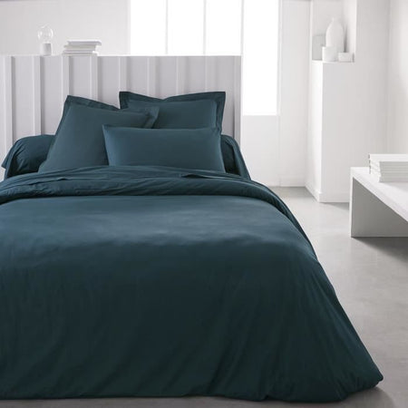 Oggi essenziale oggi Charg - 140 x 190 cm - 2 persone - 100% une cotone - paon