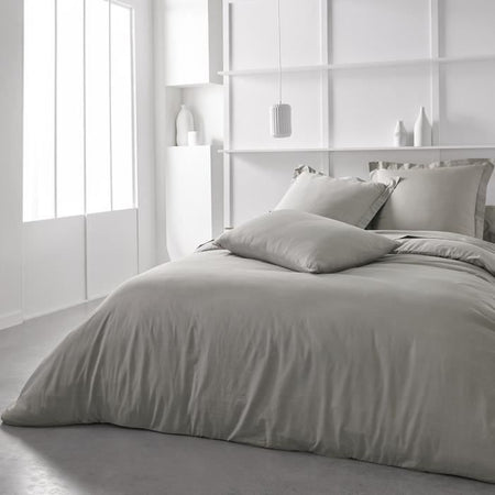 Oggi essenziale oggi Charg - 140 x 190 cm - 2 persone - 100% une cotone - dune
