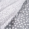 Completo letto TODAY - copripiumino 140x200 + 2 federe 63x63 - 1 persona - FUNNY2.6 - Grigio