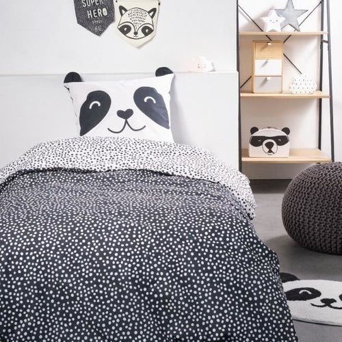 Completo letto TODAY - copripiumino 140x200 + 2 federe 63x63 - 1 persona - FUNNY2.8 - Verde