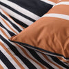 Completo letto matrimoniale -TODAY - 240x200 cm - 100% Cotone - Arancione, Nero e Bianco