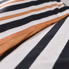 Completo letto matrimoniale -TODAY - 240x200 cm - 100% Cotone - Arancione, Nero e Bianco