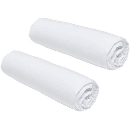 Set di 2 coperture per fogli oggi essenziali - 90 x 190 cm - 1 persona - 100% cotone - gesso