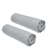 Set di 2 maledizioni essenziali di teday - 90 x 190 cm - 1 persona - 100% cotone - acciaio