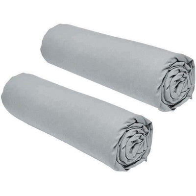 Lotto di 2 copertine fogli oggi essenziali - 160 x 200 cm - 2 100% cotone personale - acciaio