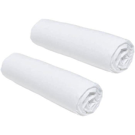 Set di 2 cover fogli oggi essenziali - 160 x 200 cm - 2 persone - 100% cotone - gesso