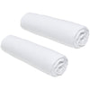 Set di 2 cover fogli oggi essenziali - 160 x 200 cm - 2 persone - 100% cotone - gesso