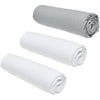 Set di 3 maledizioni essenziali di teday - 140 x 190 cm - 2 persone - 100% cotone - gesso/ acciaio