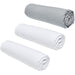 Set di 3 maledizioni essenziali di teday - 160 x 200 cm - 2 persone - 100% cotone - gesso/ acciaio