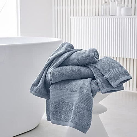 Set di 2 asciugamani TODAY 50x90 cm 100% Cotone - Denim