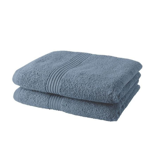 Set di 2 asciugamani TODAY 50x90 cm 100% Cotone - Denim