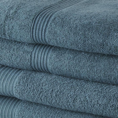 2 asciugamani bagno TODAY 50x90 + 2 teli bagno 70x130 cm 100% Cotone - Pavone