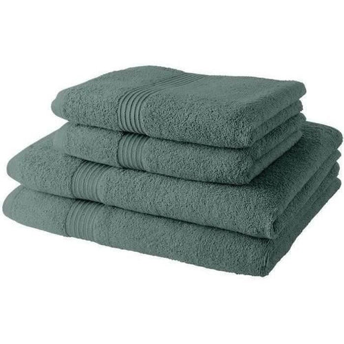 2 asciugamani bagno TODAY 50x90 + 2 teli bagno 70x130 cm 100% Cotone - Celadon