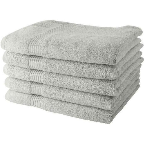 Set di 5 asciugamani da bagno TODAY 70x130 cm 100% cotone - Gesso