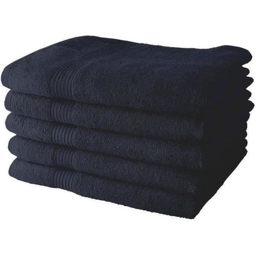 Set di 5 asciugamani da bagno TODAY 70x130 cm 100% cotone - Blu scuro