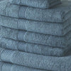 Set 4 Asciugamani Bagno TODAY 30x50 + 4 Asciugamani Bagno 50x90 + 2 Lenzuola Bagno 70x130 cm 100% Cotone - Pavone