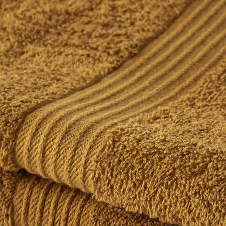 TODAY Essential - Set di 2 asciugamani 50x90 cm 100% Cotone, colore bronzo