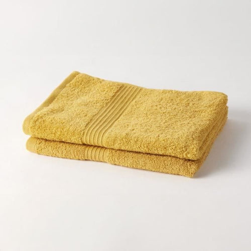TODAY Essential - Set 2 Asciugamani 50x90 cm 100% Cotone, colore ocra