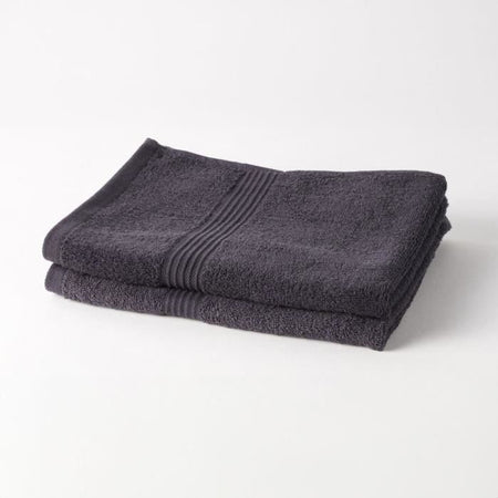 TODAY Essential - Set 2 Asciugamani 50x90 cm 100% Cotone colore antracite