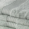 TODAY Essential - Set 5 teli da bagno 70x130 cm 100% Cotone, colore Celadon