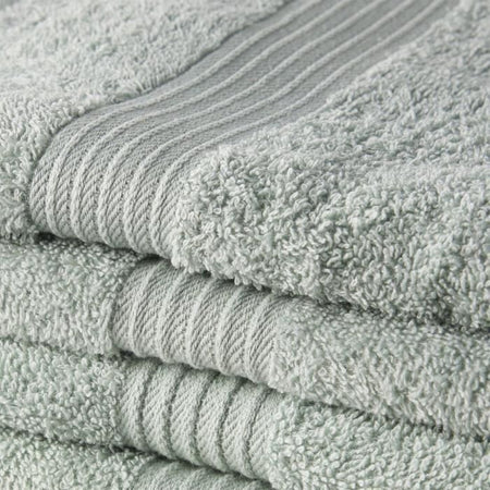 TODAY Essential - Set 5 teli da bagno 70x130 cm 100% Cotone, colore Celadon