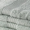 TODAY Essential - Set 10 Asciugamani 50x90 cm 100% Cotone, colore Celadon