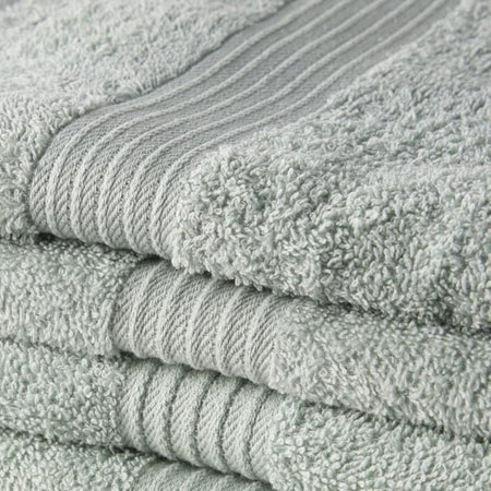 TODAY Essential - Set 10 Asciugamani 50x90 cm 100% Cotone, colore Celadon