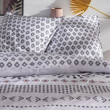 Set copripiumino - TODAY - Sunshine 17.17 - 240x260cm - 2 persone - Stampato - Cotone 57 fili